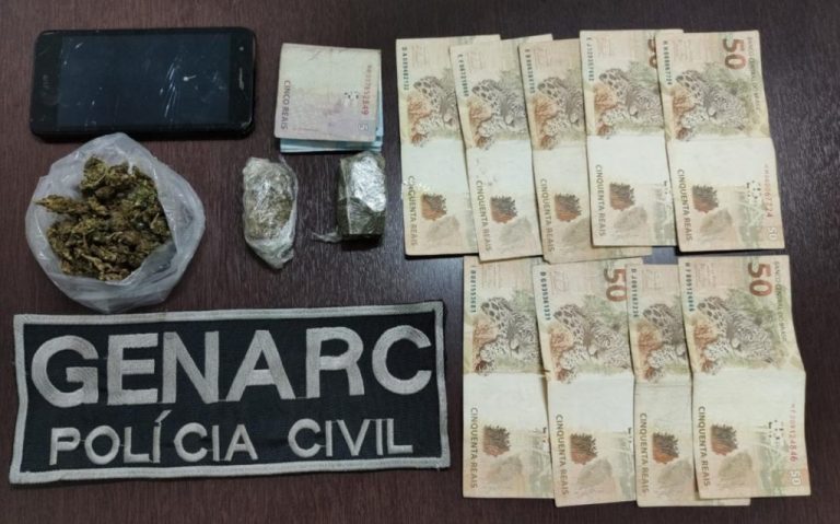 Homem é preso por tráfico no Setor Vila Maria, em Aparecida