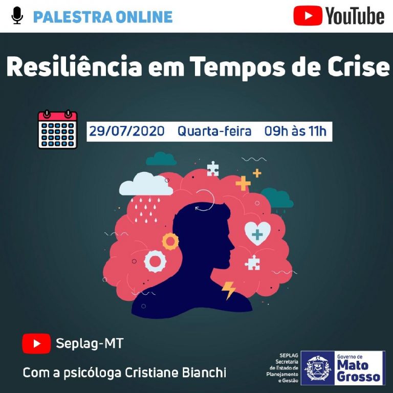 Seplag promove palestra online “Resiliência em tempos de crise”