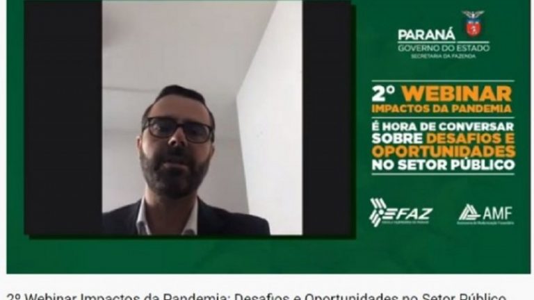 Secretário Marco Aurelio destaca a Reforma Tributária em webinar a convite da Sefaz do Paraná