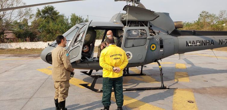 Governo federal ajuda no combate a incêndios no Pantanal