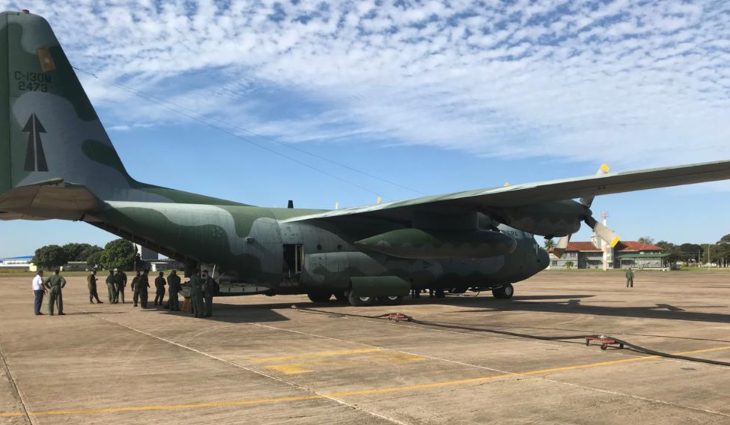 Aeronave com 12 mil litros de água vai sair de Campo Grande para combater incêndio no Pantanal