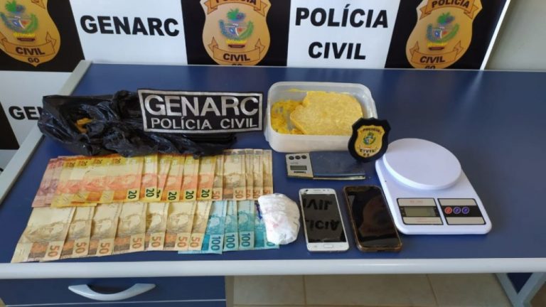 Suspeito de tráfico é preso em Niquelândia; casa era alugada para refino de drogas