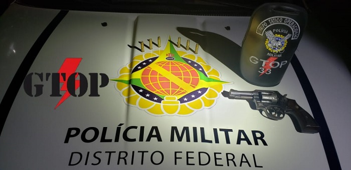 Após denúncia, arma é apreendida em comércio na Nova Colina