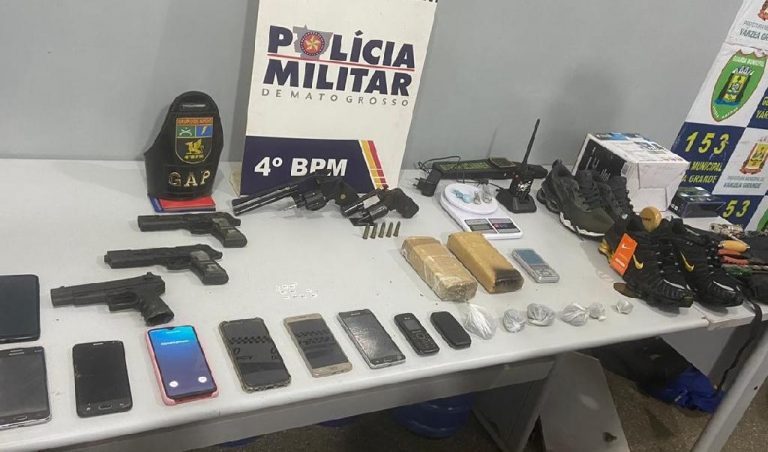 Policiais desmantelam quadrilha especializada em roubos, furtos e tráfico de droga