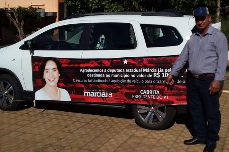 Dolcinópolis recebe veículo da saúde comprado com emenda parlamentar