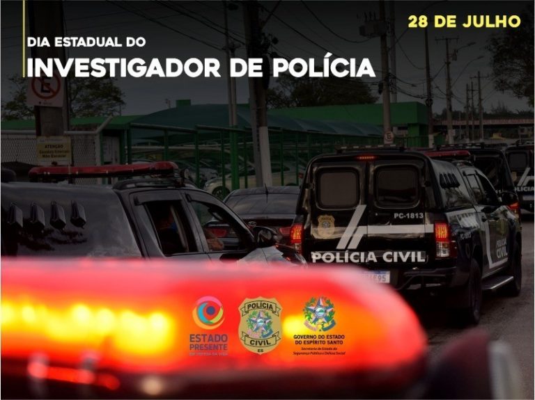 PCES celebra o Dia Estadual do Investigador de Polícia