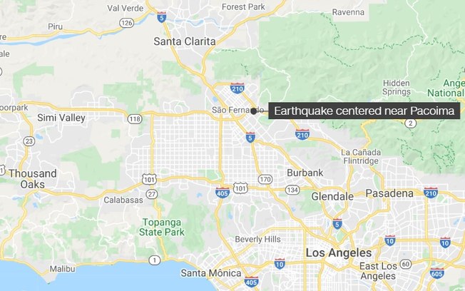 Terremoto de 4.2 pontos de magnitude atinge Califórnia