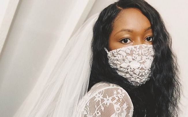 Máscara de noiva: Lojas apostam em acessório combinando com vestido