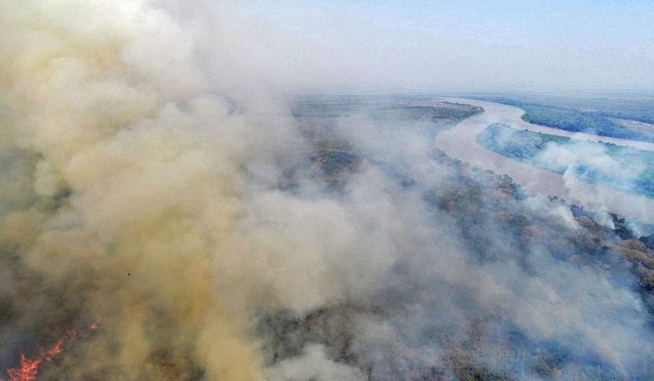 Em uma semana, operação Pantanal II reduz de 163 para 40 os focos de incêndio em Corumbá