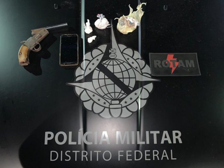 Homem é preso por porte ilegal de arma de fogo em Samambaia