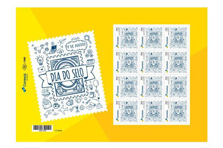 Correios lançam selos comemorativos inspirados em doodles