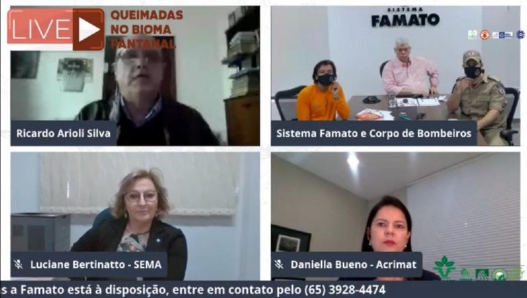 Sema participa de live que debate prevenção e combate à incêndios Florestais