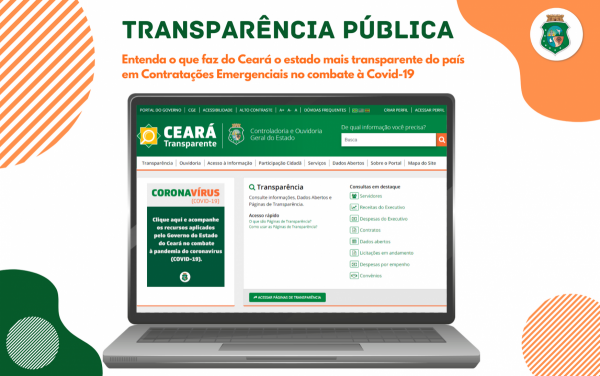 Entenda o que faz do Ceará o estado mais transparente do país em Contratações Emergenciais no combate à Covid-19