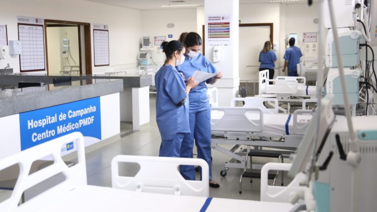 Hospital de Campanha da PM tem sete pacientes na UTI