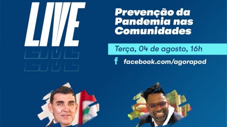 Live com secretário de Justiça debate prevenção da pandemia em comunidades vulneráveis