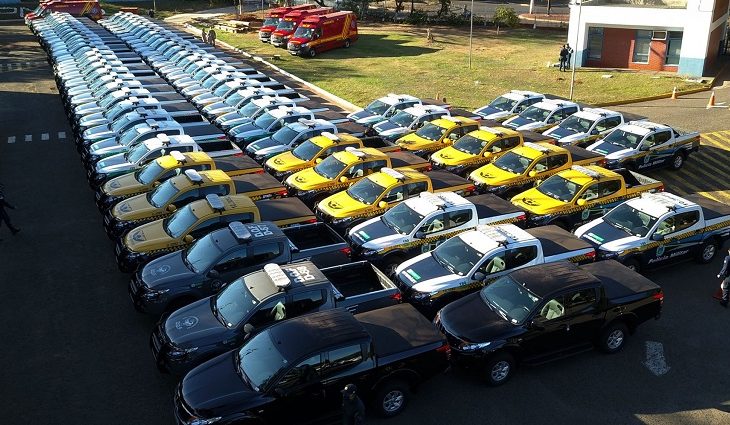 Governo do Estado entrega 78 viaturas para a Segurança Pública de MS