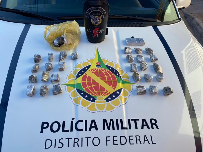 Após denúncia, trio é detido por tráfico de drogas em Planaltina/DF