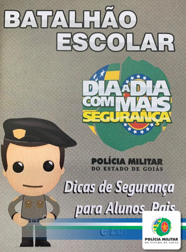Batalhão Escolar lança cartilha com dicas de segurança direcionadas a comunidade escolar