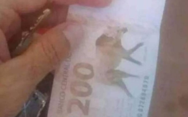 Nota de R$ 200 falsa circula no RJ antes de lançamento oficial; confira
