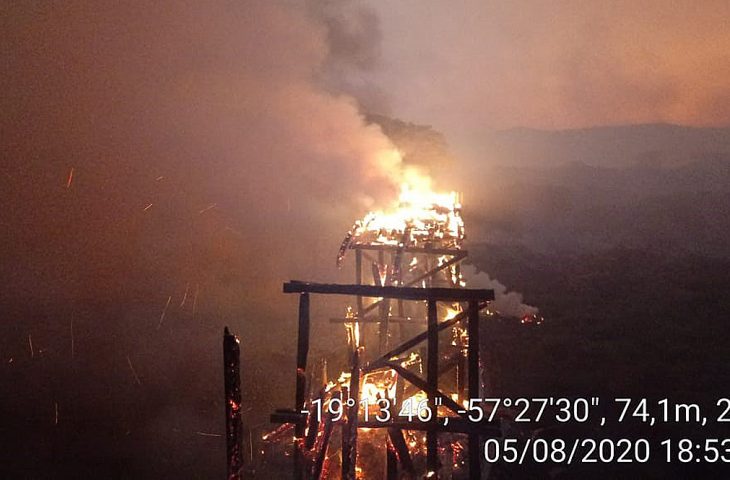 Agesul anuncia reconstrução emergencial de ponte queimada na MS-228