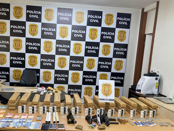 PCDF prende autores de tráfico com drogas avaliadas em mais de R$ 100 mil