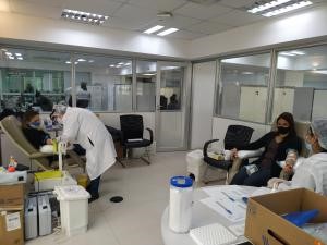 Campanha de doação de sangue na Sefaz arrecada 34 bolsas de sangue para o Hemoes