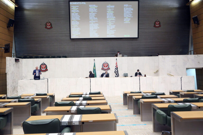 Deputados comentam atividades parlamentares em sessão ordinária da Alesp