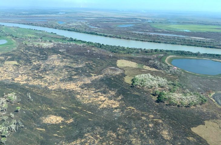 Após três dias de combate intenso, bombeiros controlam fogo que destruiu 2 mil hectares