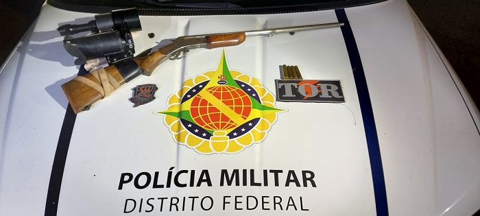 PMDF apreende espingarda calibre 36 em Ceilândia