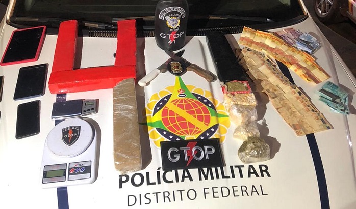 PMDF acaba como tráfico de drogas no Morro da Cruz em São Sebastião