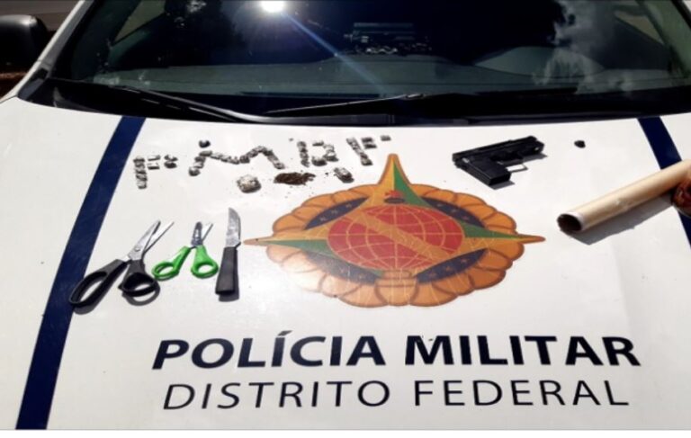Traficante com arma caseira é preso pela PMDF no Itapoã