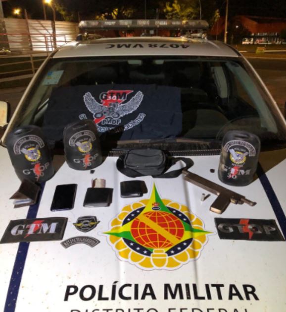 PMDF apreende adolescentes armados e recupera carro roubado em Ceilândia