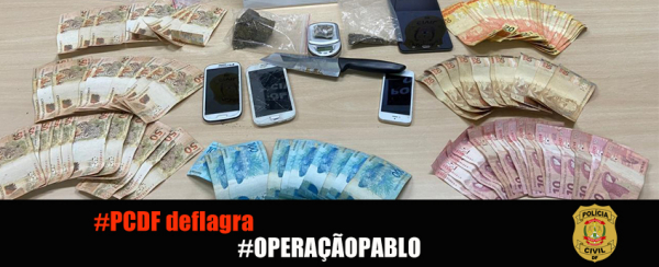 PCDF deflagra Operação Pablo e prende peruano que vendia drogas no Guará