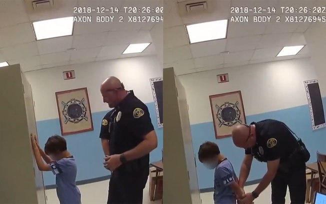 Vídeo de menino de 8 anos algemado por policiais viraliza: “Inacreditável”