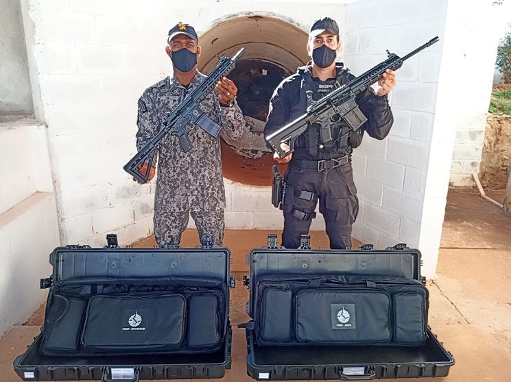 PMDF recebe fuzis importados para o emprego das tropas do Comando de Missões Especiais (CME)