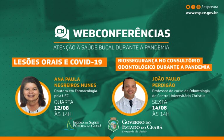 Série de webconferências aborda atenção à saúde bucal durante pandemia