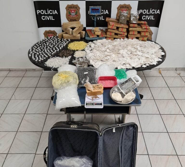 Dise de Santos detém dupla e apreende mais de 41,5 kg de drogas
