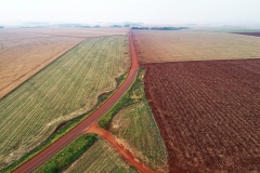 Obra de Implantação e pavimentação  asfáltica MS 165 (Sul Fronteira) Foto Saul Schramm)