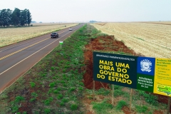 Obra de Implantação e pavimentação  asfáltica MS 165 (Sul Fronteira) Foto Saul Schramm)