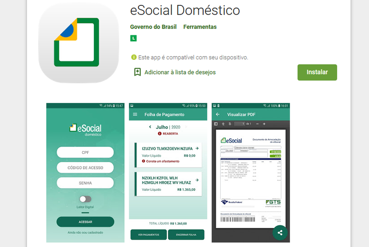 Governo lança aplicativo eSocial Doméstico para dispositivos móveis