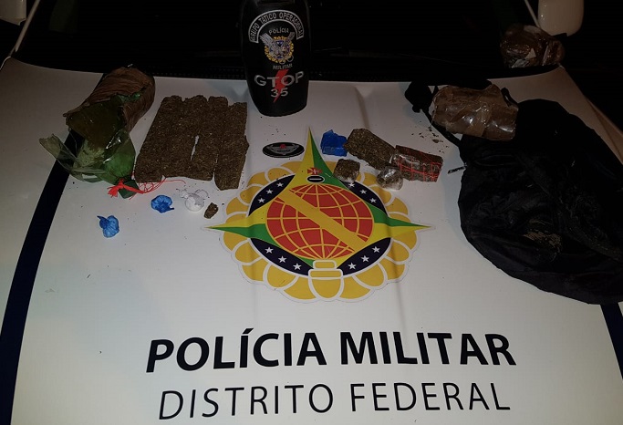 PMDF detém adolescente com drogas próximo ao CPP