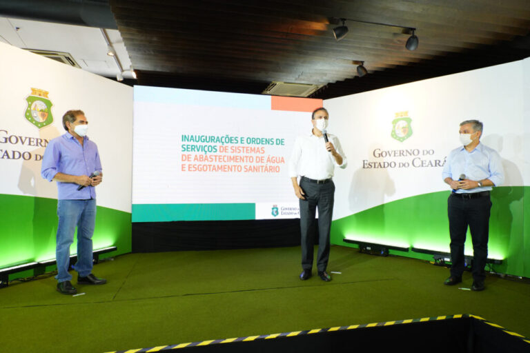Com investimento de R$ 158 milhões, Governo do Ceará inaugura obras e autoriza novos sistemas de abastecimento d’água e esgoto
