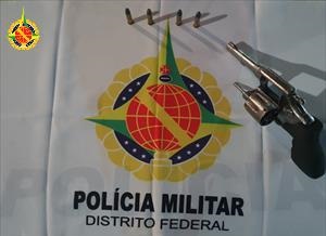 PMDF prende dois suspeitos por porte ilegal de arma de fogo e outros crimes