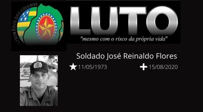 Nota de falecimento: Soldado José Reinaldo Flores