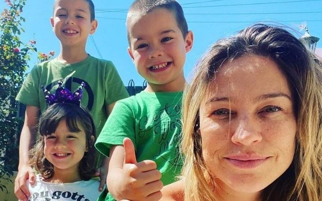 Luana Piovani conta que vai dividir a criação dos filhos com o ex