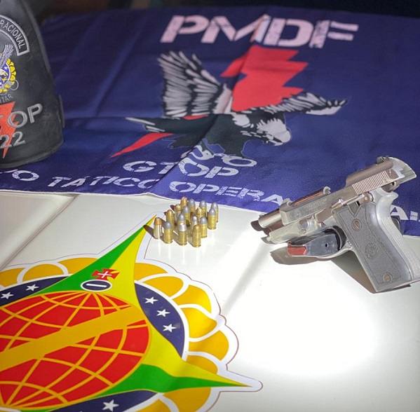 PMDF prende homem que teria disparado arma de fogo em Taguatinga