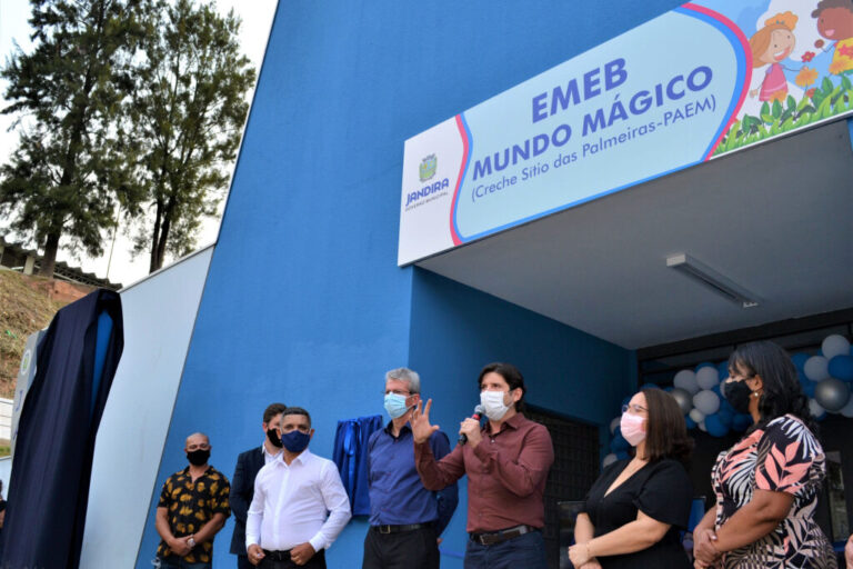 Dia 14 de agosto de 2020 Creche Mundo Mágico, em Jandira, é inaugurada