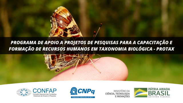 Fapes participa de chamada nacional para apoio a projetos de taxonomia