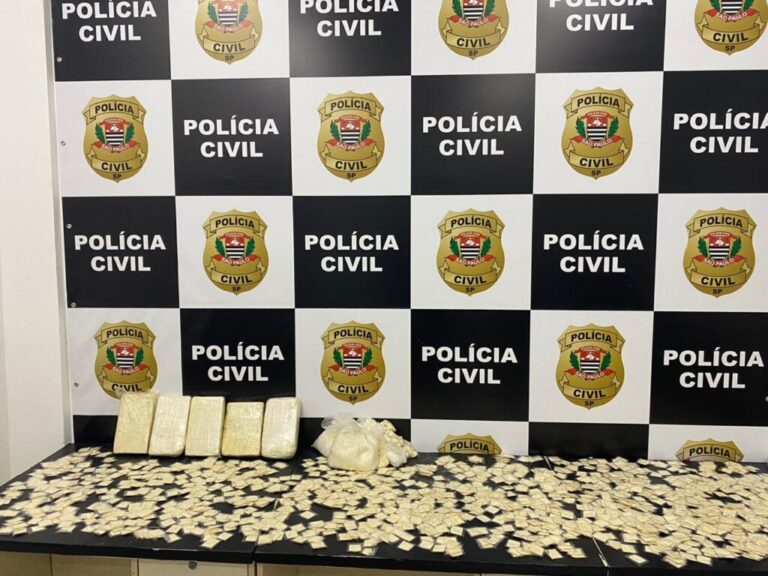 Polícia Civil prende homem com 5 tijolos de cocaína em Guarulhos