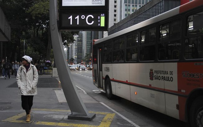 Frio e chuvas intensas nesta sexta em São Paulo